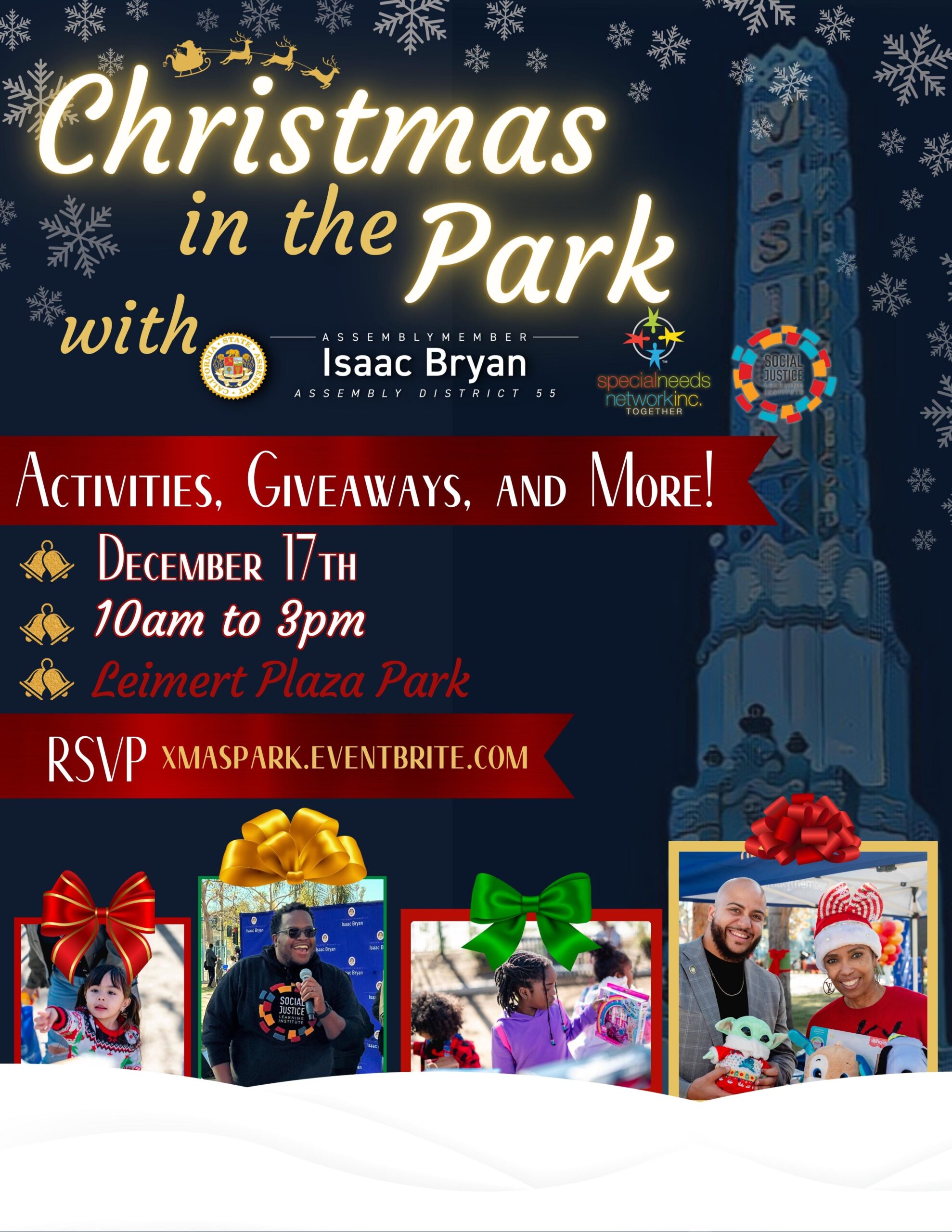Christmas in the Park Flyer 2023 NO SPONSORS