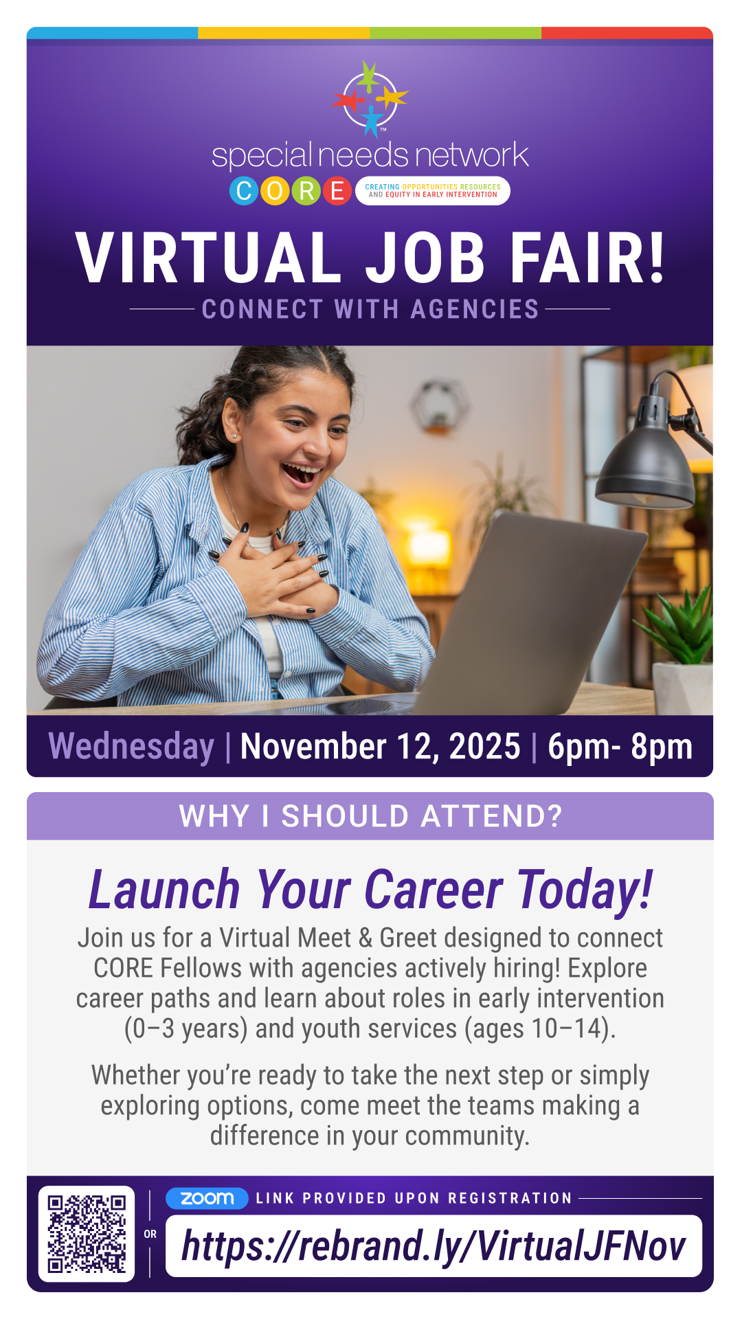 CORE Virtual Job Fair Fellows Graphics November