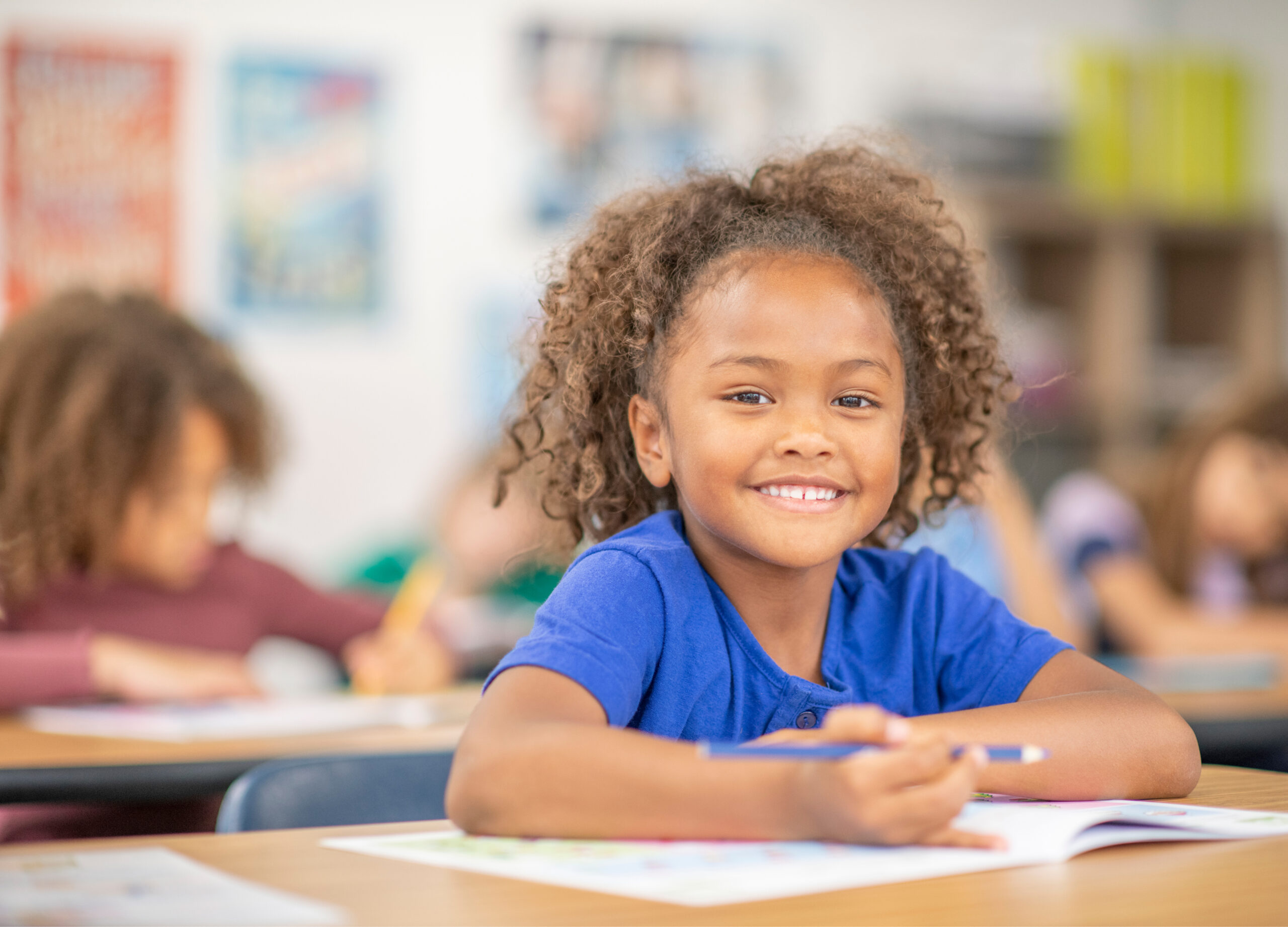 Student Kids in classroom together.
